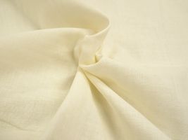 ニュアンスカラーのフレンチダブルガーゼ無地くすみアイボリー