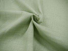 ニュアンスカラーのフレンチダブルガーゼ無地くすみグリーン