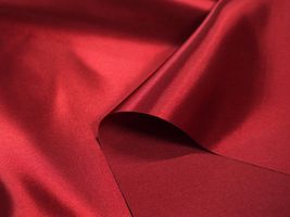 帯電防止加工 ベーシックサテン無地ダークトーン/エンジ
