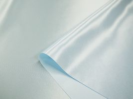 帯電防止加工 ベーシックサテン無地パステルトーン/サックス