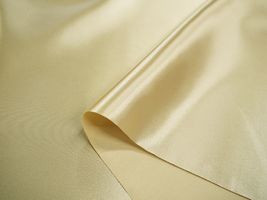 帯電防止加工 ベーシックサテン無地パステルトーン/ゴールド