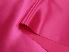帯電防止加工 ベーシックサテン無地ビビッドトーン/濃ピンク