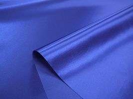 帯電防止加工 ベーシックサテン無地ビビッドトーン/青