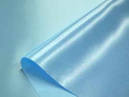 帯電防止加工 ベーシックサテン無地ビビッドトーン/水色