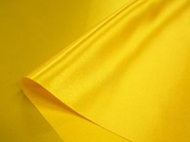 帯電防止加工 ベーシックサテン無地ビビッドトーン/黄