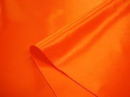 帯電防止加工 ベーシックサテン無地ビビッドトーン/オレンジ