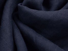 ソフトへリンボンリネンワッシャーネイビー