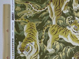 「百華繚蘭」虎と荒波カーキ