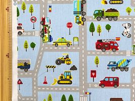 ワーキングカーのCBプリント水色