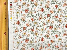 Nostalgia Collection スケアプリント「シャーリィ」生成地×レッド花