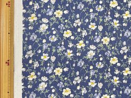 Nostalgia Collection スケアプリント「シャーリィ」スモークネイビー