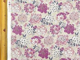 Nostalgia Collection スケアプリント「コットンキャンディ」モーヴピンク系