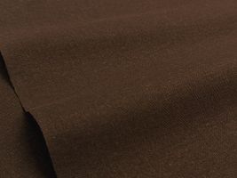 ニュアンスカラーの国産ハーフリネンキャンバス無地チョコ