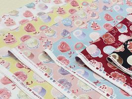 シーチングプリント un/no「センイルケーキ」_拡大イメージ
