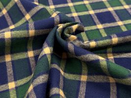 【現品限り特価】Exclusive Collection 西脇産オーガニックコットンシャギーチェック_拡大イメージ