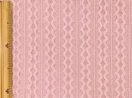 韓国fabric アラン調ニットピンク