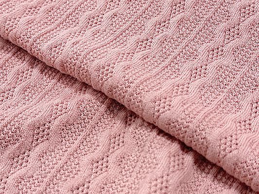 韓国fabric アラン調ニット