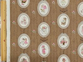 【現品限り特価】ドールのスケアープリント「ブローチ」ブラウン