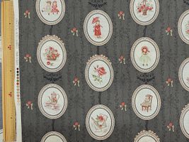 【現品限り特価】ドールのスケアープリント「ブローチ」チャコールグレー