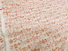 my piece of fabric 60ローンプリント「手つなぎアニマルズ」_拡大イメージ