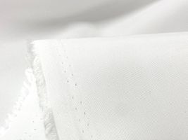 撥水加工ナイロンオックス無地ホワイト