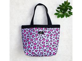 綿麻キャンバスプリント「BIG NEON LEOPARD」_拡大イメージ