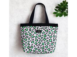 綿麻キャンバスプリント「BIG NEON LEOPARD」_拡大イメージ
