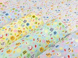 コットンこばやしダブルガーゼプリント「ねこドロップス」_拡大イメージ