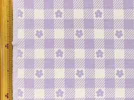 韓国fabric フラワージャガードニットラベンダー