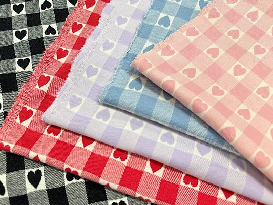 韓国fabric ハートジャガードニット