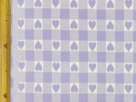 韓国fabric ハートジャガードニットラベンダー