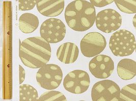 ナチュラルオックスプリント「MOYOU DOT」ベージュ