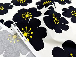 北欧調オックスプリント「Erittäin iso kukka」_拡大イメージ