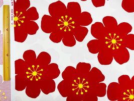 北欧調オックスプリント「Erittäin iso kukka」_拡大イメージ