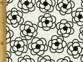 シンプルカメリアのオックスプリントアイボリー