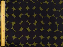 北欧調ナイロンオックスプリント「連なるドット」_拡大イメージ