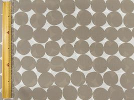 北欧調ナイロンオックスプリント「連なるドット」グレー