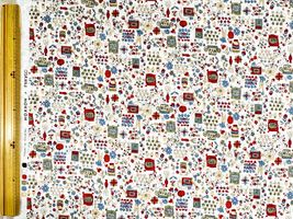 my piece of fabric 60ローンプリント「ガーデニング」_拡大イメージ