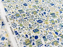 my piece of fabric 60ローンプリント「ガーデニング」_拡大イメージ