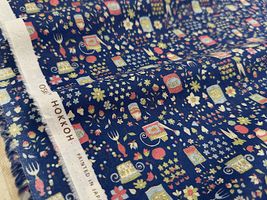 my piece of fabric 60ローンプリント「ガーデニング」_拡大イメージ