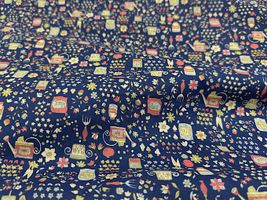 my piece of fabric 60ローンプリント「ガーデニング」_拡大イメージ
