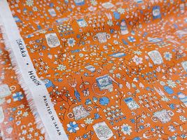 my piece of fabric 60ローンプリント「ガーデニング」_拡大イメージ
