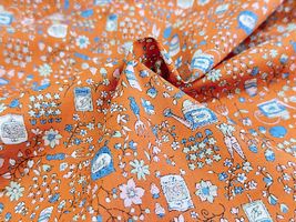 my piece of fabric 60ローンプリント「ガーデニング」_拡大イメージ