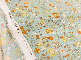 my piece of fabric 60ローンプリント「ガーデニング」_拡大イメージ