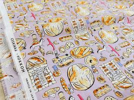 my piece of fabric 60ローンプリント「おとぎのパン」_拡大イメージ