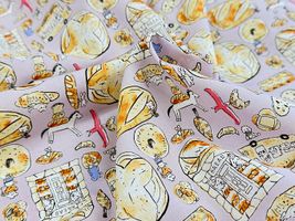 my piece of fabric 60ローンプリント「おとぎのパン」_拡大イメージ