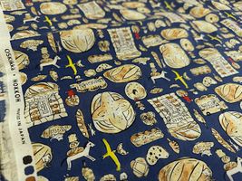 my piece of fabric 60ローンプリント「おとぎのパン」_拡大イメージ