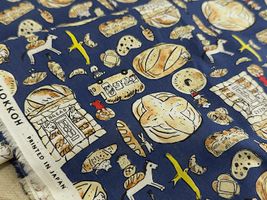 my piece of fabric 60ローンプリント「おとぎのパン」_拡大イメージ