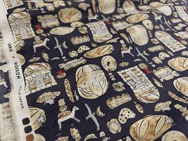 my piece of fabric 60ローンプリント「おとぎのパン」_拡大イメージ