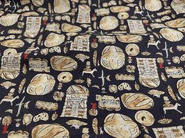 my piece of fabric 60ローンプリント「おとぎのパン」_拡大イメージ